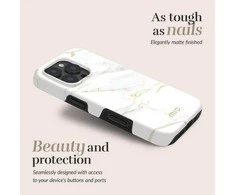 Dėklas MIO Baltas Marble Magsafe Case Compatible for iPhone 16 Plus