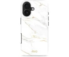 Dėklas MIO Baltas Marble Magsafe Compatible for iPhone 17