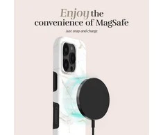 Dėklas MIO Baltas Marble Magsafe Compatible for iPhone 17 Pro Max