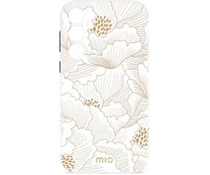 Dėklas MIO Baltas Roses Magsafe Compatible for Samsung S25 5G
