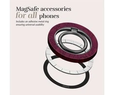 Dėklas MIO Berry Blooms Magsafe Case Compatible Ring Holder