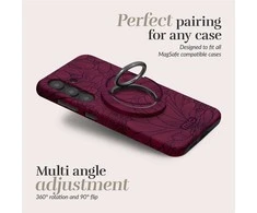 Dėklas MIO Berry Blooms Magsafe Case Compatible Ring Holder