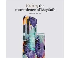 Dėklas MIO Flowers Magsafe Case Compatible Card Holder