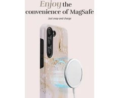 Dėklas MIO Gold Marble Magsafe Compatible for Samsung S24 FE 5G