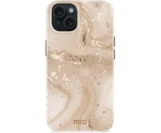 Dėklas MIO Gold Marble Magsafe Compatible for iPhone 15 Pro