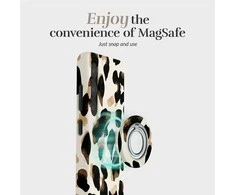 Dėklas MIO Leopard Magsafe Case Compatible Ring Holder