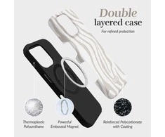 Dėklas MIO Sandy Zebra Magsafe Case Compatible for iPhone 17