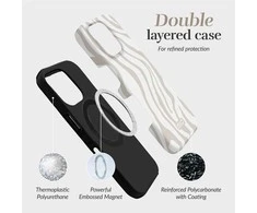 Dėklas MIO Sandy Zebra Magsafe Case Compatible for iPhone 16 Pro