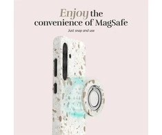Dėklas MIO Soft Terrazzo Magsafe Case Compatible Ring Holder