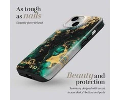 Dėklas MIO Žalias Marble Magsafe Compatible for iPhone 16 Plus