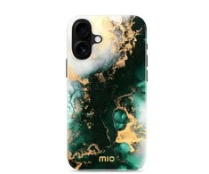 Dėklas MIO Žalias Marble Magsafe Compatible for iPhone 16 Plus