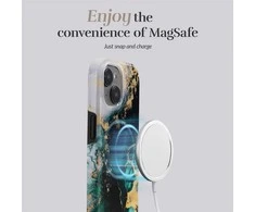 Dėklas MIO Žalias Marble Magsafe Compatible for iPhone 17 Pro Max
