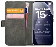Dėklas Mobilize Classic Gelly Wallet Book Case Xiaomi Redmi Note 15 Pro Juodas