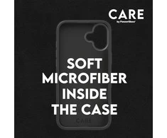 Panzer Glass CARE by PanzerGlass Fashion Apple iPhone 16 Plus 6.7" dėklas telefonui juodos spalvos/dėklas telefonui juodos spalvos MagSafe 1379