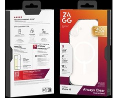 ZAGG Protection Bundle for iPhone 16: Case with MagSafe and Screen Protector