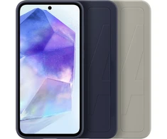 Samsung Galaxy A55 5G „Standing Grip“ dėklas, pilkas