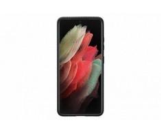 Dėklas GG998CBE Clear Protective Cover for Samsung Galaxy S21 Ultra Juodas (Juodas)