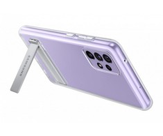 JA725CTE „Samsung Galaxy A72“ skaidraus vaizdo stovimas dangtelis, skaidrus (permatomas)