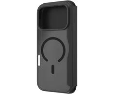 Dėklas JUST MUST CHAMPION II FLIP CASE MAGSAFE for iPhone 17 Pro, Juodas