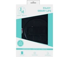 Just Must JM Rugged Case Grip for Samsung Galaxy Tab Active Pro/ Active4 Pro/ Active5 Pro with a strap Juodas