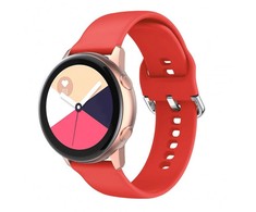Just Must Išmaniojo laikrodžio Samsung Galaxy Watch 4 dirželis, Raudonos spalvos, 22mm