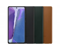 Dėklas Odinis dangtelis Samsung Galaxy Note 20/ Note 20 5G (Žalias)