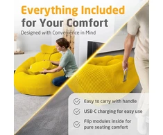 Medisana RS200 Bubble Sofa with Massage Geltona