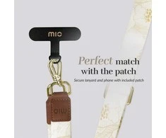 MIO Lanyard strap Baltas Roses