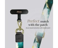 MIO Lanyard strap Žalias Marble
