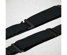 Mobilize Nylon Watch Band - Alpine - Juodas Connector - for Apple 38/40/41mm - Juodas