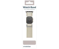 Mobilize Nylon Watch Band - Alpine - Titanium Connector - for Apple 38/40/41mm - Starlight