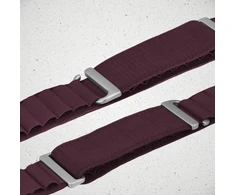 Mobilize Nylon Watch Band - Alpine - Titanium Connector - for Apple 38/40/41mm - Bordo