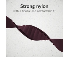 Mobilize Nylon Watch Band - Alpine - Titanium Connector - for Apple 38/40/41mm - Bordo