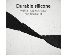 Mobilize Silicon Watch Band - Magnetic - for Apple 38/40/41mm - Juodas