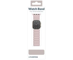 Mobilize Silicon Watch Band - Magnetic - for Apple 38/40/41mm - Rožinė