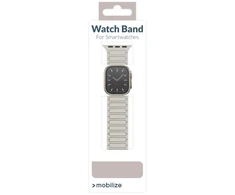 „Mobilize“ silikoninė magnetinė laikrodžio apyrankė, skirta „Apple“ 38/40/41 mm dėklui – „Starlight“