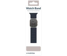 Mobilize silikoninė magnetinė laikrodžio apyrankė Apple 42/44/45/49 mm laikrodžiams - Mėlyna
