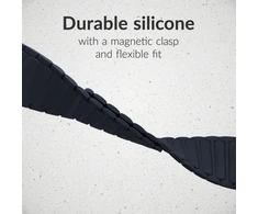 Mobilize Silicon Watch Band - Magnetic - for Apple 42/44/45/49mm - Mėlyna