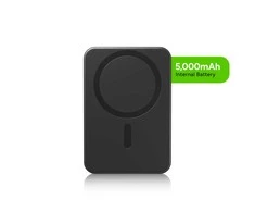 „Mophie Essentials“ magnetinė belaidė nešiojama baterija, 10000 mAh, Juodas