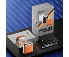 Barzdaskutė MZXZ021 Metz Traveller Shaver, Baltas.