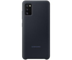 PA415TBE Silikoninis dėklas skirtas Samsung Galaxy A41 (Juodas)