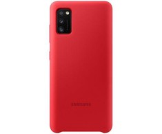 PA415TRE Silikoninis dėklas skirtas Samsung Galaxy A41 (Raudona)