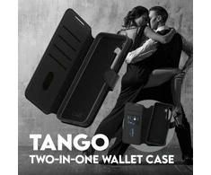 Dėklas Panzer Glass CARE by PanzerGlass Feature Case Tango Du viename piniginė Qi Suderinamas Samsung Galaxy S25 Plus, Juodas