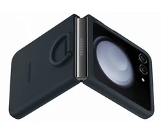 „Samsung Galaxy Flip5“ silikoninis dangtelis su „Indigo“ žiedu