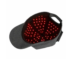 Plaukų džiovintuvas Šviesos Terapijos Kepurė - Lunni Raudonos Ir Artimosios Infraraudonosios Šviesos 158 LED 660 nm/850 nm 2 000 mAh Pilka Džinsinė