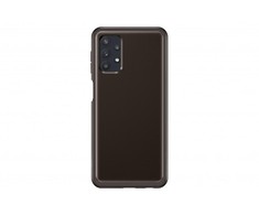 Dėklas QA326TBE Soft Clear Cover Samsung Galaxy A32 (5G) Juodas (Juodas)