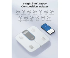 Virtuvinės svarstyklės RENPHO Elis 1C Smart Body Scale Baltas