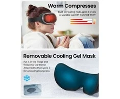 RENPHO Eyeris 3 Eye Massager Juodas