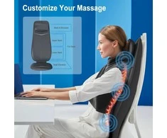 RENPHO Neck &amp; Back Massage Cushion S Juodas