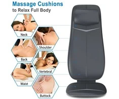 RENPHO Neck &amp; Back Massage Cushion S Juodas